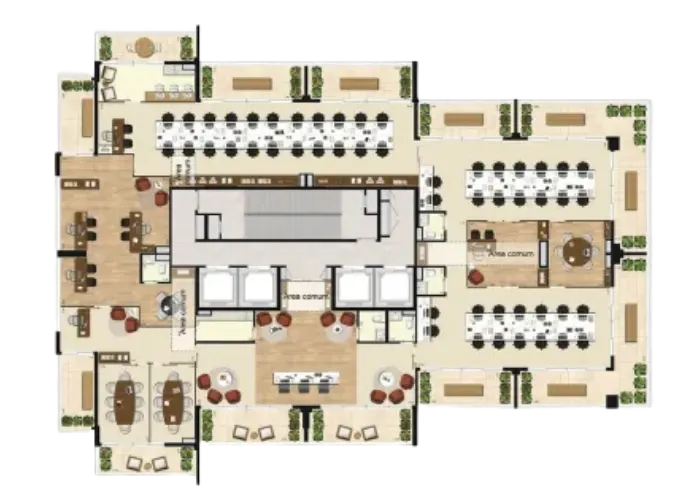 Planta Escritório de Incorporação